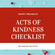 Acts of Kindness Checklist -MN Hunger Initiative Edition